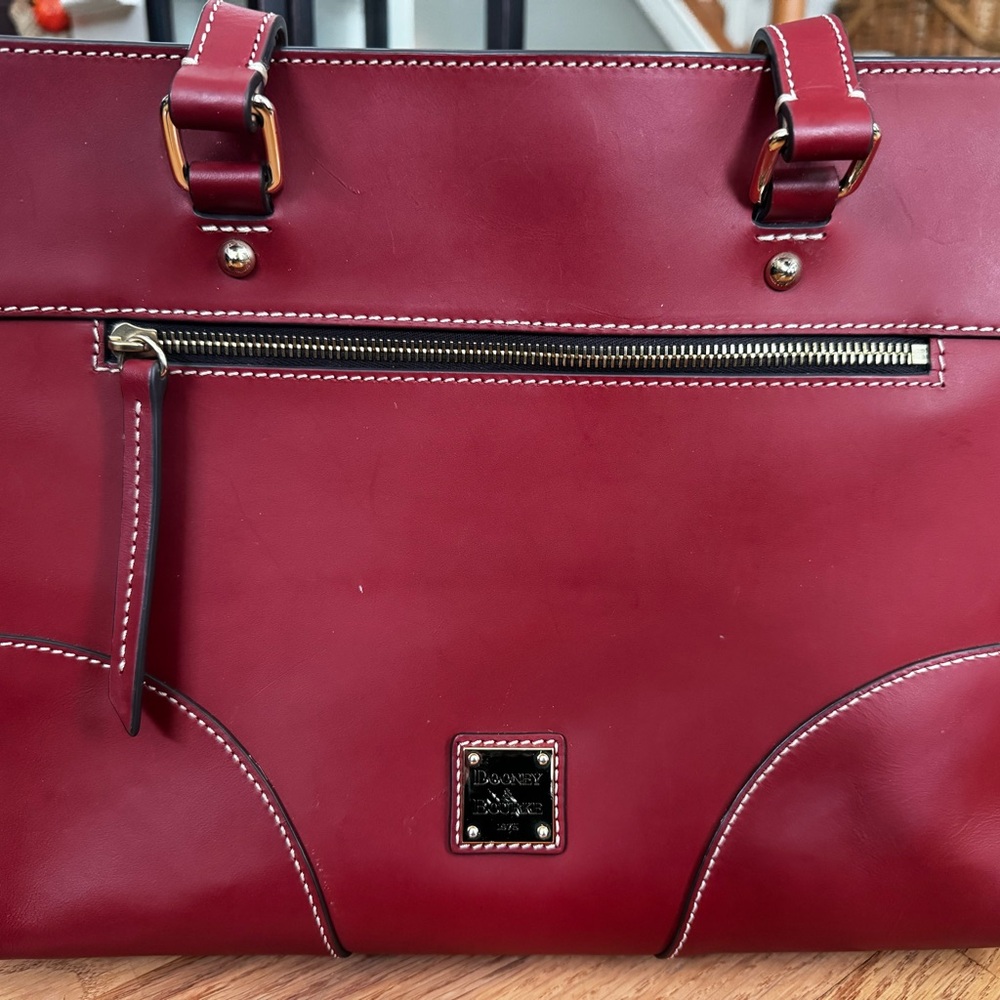 Dooney & Bourke Red Leather Tote